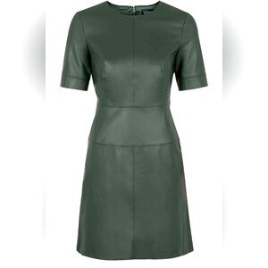 NWT Top Shop Vegan Leather Sheath Dress